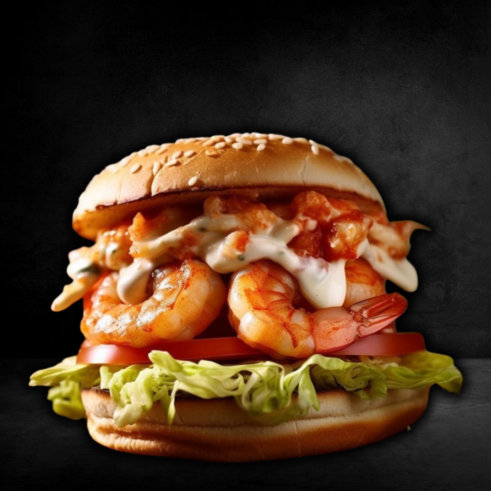 Prawns Burger