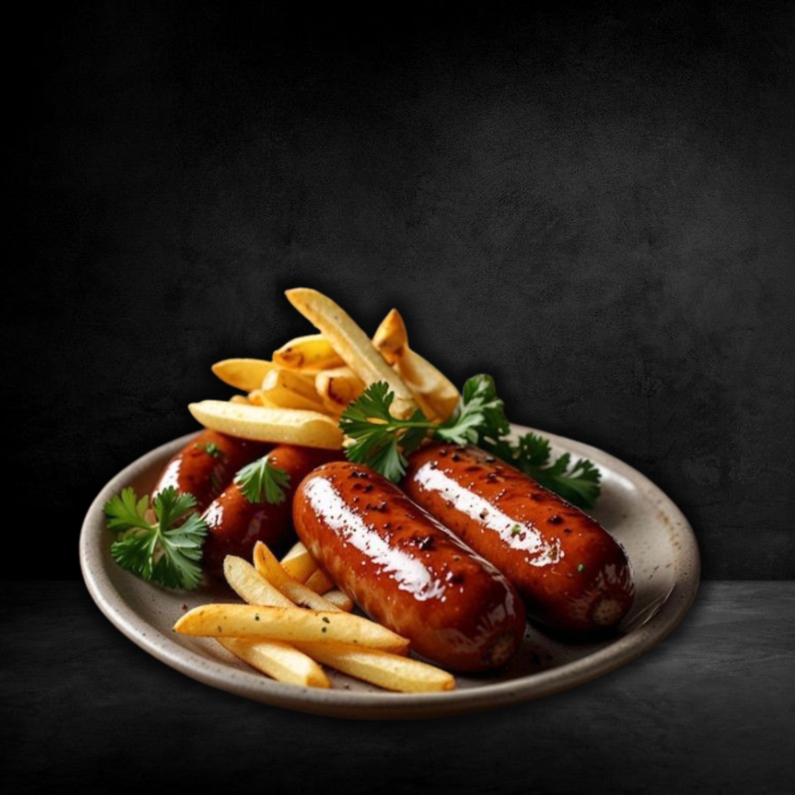 Jumbo Sausages & Fries